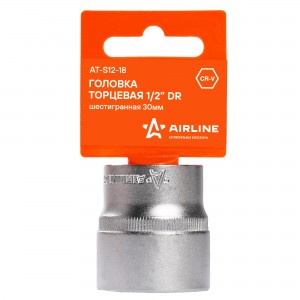 Головка торцевая 1/2" (30) "AIRLINE" (шестигранная) AT-S12-18 AIRLINE