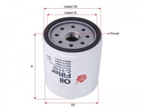 фильтр масляный! Ford Escort/Fiesta/Ka/Sierra 1.1-1.8i <96 C1110SBP SAKURA