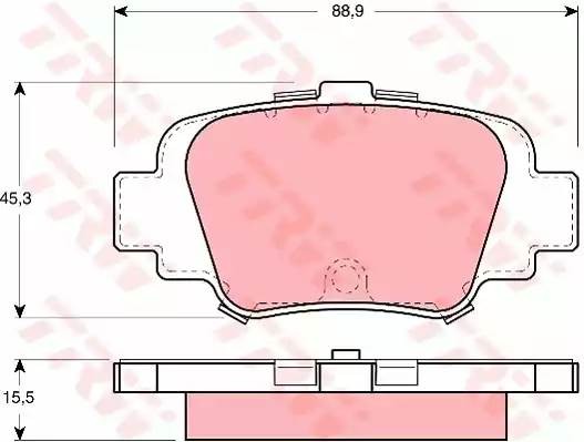 GDB1060 499 00=FDB992=222246 !колодки дисковые з.\ Nissan Micra 1.3i/1.4i 92-03 GDB1060 TRW
