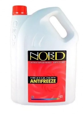 Антифриз красный -40C 5кг G12++ LOBRID NORD NR 20249 NORD