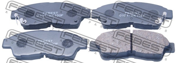 Колодки тормозные дисковые 0101-GX100F 0101-GX100F FEBEST