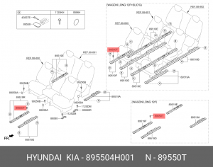 БОЛТ М28 89550-4H001 895504H001 HYUNDAI KIA