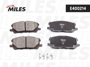 Колодки тормозные передние (без датчика) (Смесь Low-Metallic) (LEXUS RX300/RX330 E400214 MILES