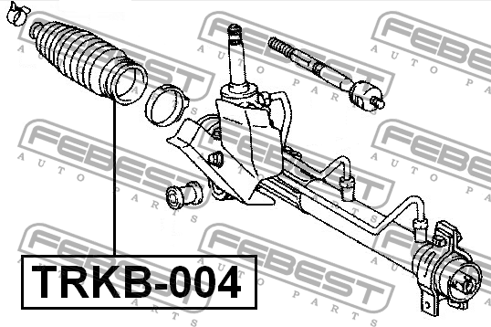 Пыльник рулевой TRKB-004 TRKB-004 FEBEST