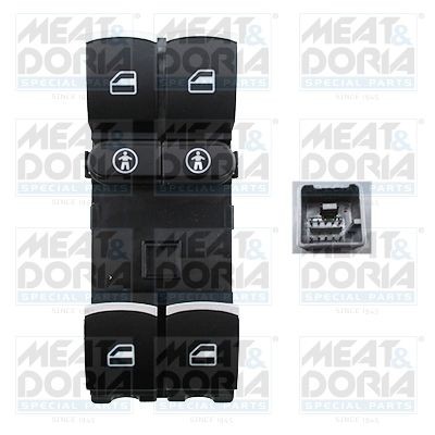 Блок управления VW Touareg (03-) стеклоподъемником MEAT&DORIA 26327 MEAT DORIA