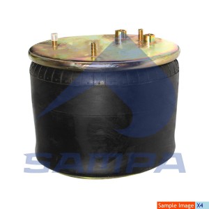 Пневморессора DAF (металлический стакан) (3 шп. M10мм,2 штуц. M16х1.5мм) SAMPA SP55836K09 SAMPA