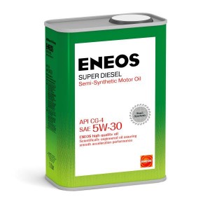 Масло моторное ENEOS Super Diesel CG-4 5W-30 CG-4 полусинтетическое 1 л OIL1330 ENEOS