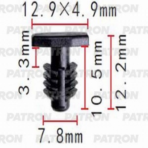 HYUNDAI ACCENT (2010>) Фиксатор панели бампера P371353 PATRON