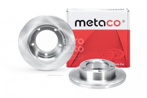 Диск тормозной передний не вентилируемый 3100046 METACO