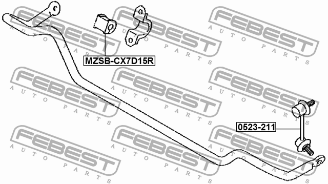 MAZDA CX 7 (2007>) MZSB-CX7D15R FEBEST
