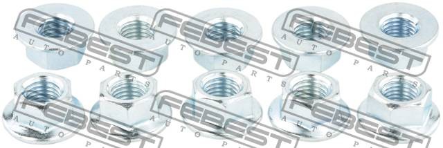 Гайка (компл-10шт) 0231-002-PCS10 0231-002-PCS10 FEBEST
