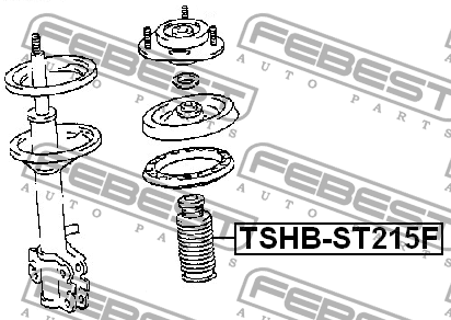 Пыльник переднего амортизатора с отбойником D21 TSHB-ST215F FEBEST