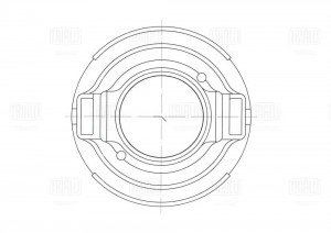 Муфта выкл. сцеп. Hyundai H-1/Starex (96-)/Mitsubishi L200 (05-) 2.5D (мех.) (CT CT 0810 TRIALLI