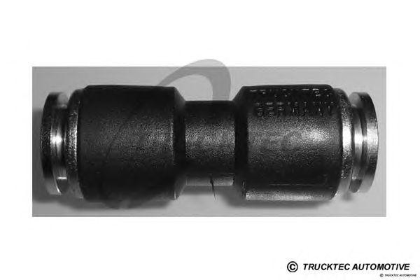 соединитель прямой для трубок D10-D10 !(пл) не для торм.системы \ 83.14.010 TRUCKTEC