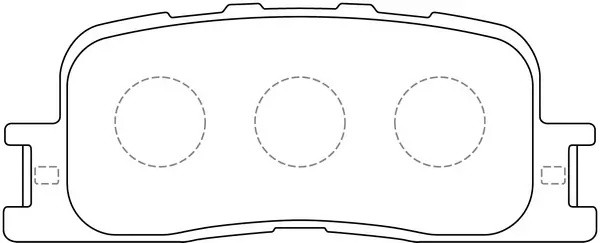 Колодки дисковые TOYOTA CAMRY 2.4 2001 - 2006 TOYOTA CAMRY 3.0 2001 - 2006 TOYOT BP21458 SB NAGAMOCHI