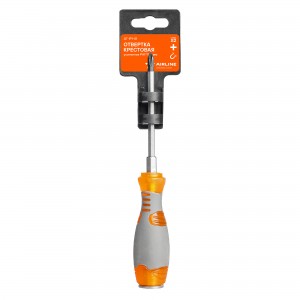 Отвертка крестовая PH1х100 мм "AIRLINE" (усиленная; под ключ, магнитная) AT-IP1-01 AIRLINE
