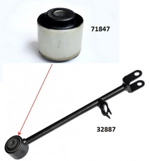 Сайлентблок рычага / задний осевой шарнир  LOGAN DUSTER 4X4 71847 71847 ASAM