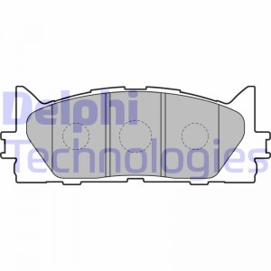 LP2169 колодки дисковые п.\ Toyota Camry ACV 40/45 06> LP2169 DELPHI
