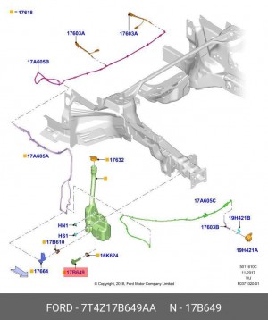 ДАТЧИК УРОВНЯ EXPLORER 7T4Z-17B649-AA FORD