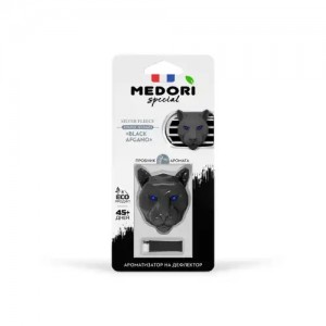Ароматизатор на дефлектор керамика "ПАНТЕРА" 3D "Silver Fleece" (Nasomatto-Black TC2037 MEDORI