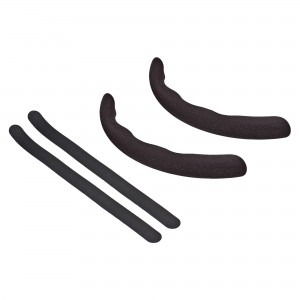 Накладка на руль боковая замша-пластик черная 2шт. AIRLINE ADWO001 AIRLINE