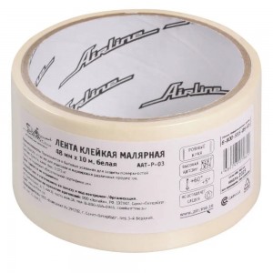 Скотч малярный 48 мм х 10м /AIRLINE/ AAT-P-03 AIRLINE