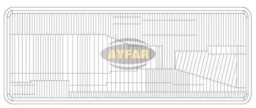 стекло фары основной !прав. \ Iveco EuroTech/Star C11630R AYFAR