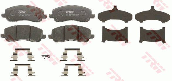 Колодки передние CHRYSLER SEBRING (JS), DODGE CALIBER, MITSUBISHI ASX GDB4142 GDB4142 TRW