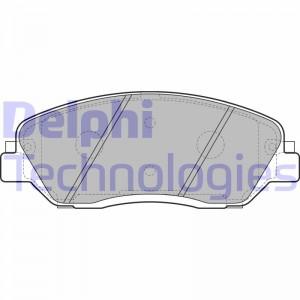 LP2048 колодки дисковые п.\ HyundaiSanta Fe, KIA Carnival 2.7/2.9CRDi 06> LP2048 DELPHI