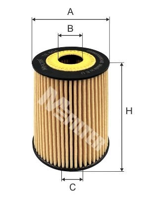 фильтр масляный!\ BMW E34/E36/E46/Z3 1.6i-1.9i 95> TE604 MFILTER AUTOMOTIVE FILTERS
