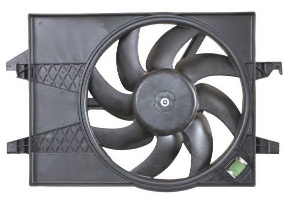 Вентилятор FORD Fiesta (03-08) радиатора охлаждения двигателя NRF 47006 NRF