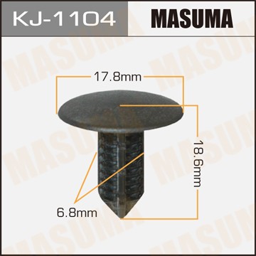 Пистон обивки универсальный MASUMA KJ1104 MASUMA