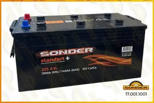 Аккумулятор Standart+ 225Ah 1300А + слева 518x276x242 170011001 SONDER