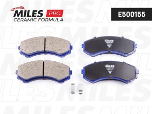 Колодки тормозные передние (Смесь CERAMIC серия PRO) MITSUBISHI PAJERO III LONG  E500155 MILES