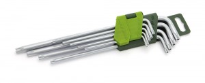 Набор ключей угловых TORX 9пр T10-T50 (с отв) удлиненных /ДЕЛО ТЕХНИКИ/ 563592 DELO TEHNICI