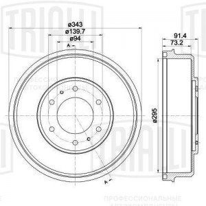 MITSUBISHI L200 (KB) (2006>) TF 531373 TRIALLI