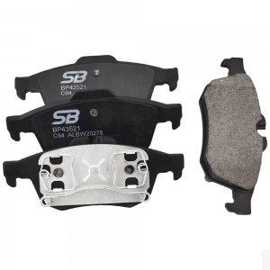 Колодки тормозные задние (NISSAN PRIMERA P12, RENAULT LAGUNA II, LATITUDE) BP435 BP43521 SB NAGAMOCHI