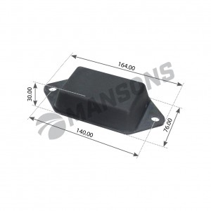 отбойник рессоры Scania P/R-Serie BT200B/I/300/300I/B/AD1100P/1101P/1501 100.573 MANSONS