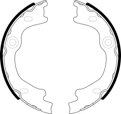 Колодки тормозные KIA Carens 10.06-12.12 10.06-12.12, KIA Carens II 01.02-09.06, BS13003 SB NAGAMOCHI