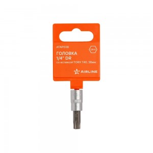 Головка 1/4 со вставкой TORX T40, L=38мм (ATAP038) ATAP038 AIRLINE