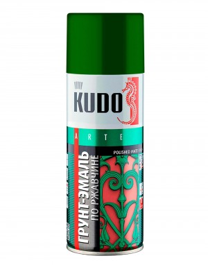 грунт-эмаль! по ржавчине зеленая RAL 6002 520 мл\ KU-316002 KUDO