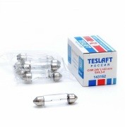 Лампа 24V C5W SV8.5-8 43мм 60лм TESLAFT (Россия) 143162 TESLAFT