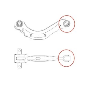 Сайлентблок MITSUBISHI Lancer 1991 ~ 2004 / Eclipse 2006 ~ 2008 / Galant 2006 ~  GV0745 CTR