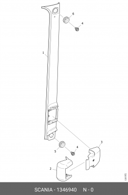 Кожух 1346940 SCANIA