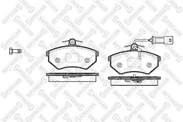 колодки дисковые п.!\ Great Wall, Audi A4 1.6/1.9TD 95>,VW Passat 1.8-2.0/1.9TDi 145-042-SX STELLOX