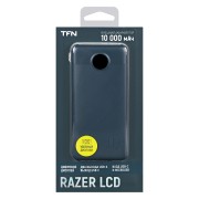 Аккумулятор внешний 10000мА/ч для зарядки мобильных устройств TFN TFNPB256BL TFN