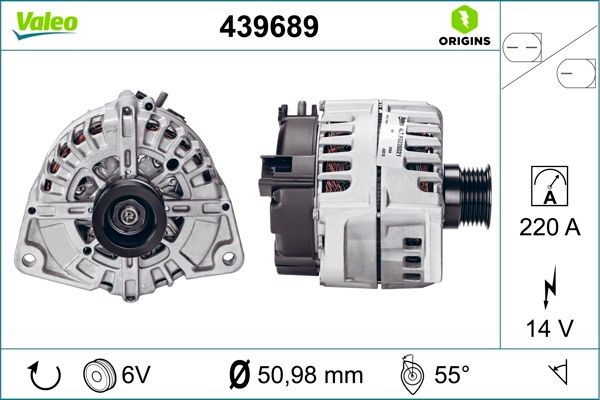 Генератор 439689 VALEO PHC