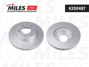 Диск тормозной (серия PRO с антикоррозионным покрытием) CITROEN JUMPER/FIAT DUCA K200487 MILES