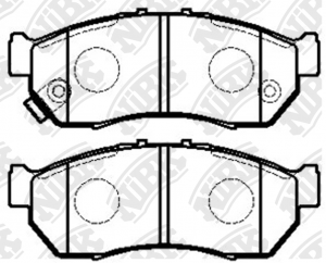 Колодки тормозные дисковые PN7525 PN7525 NIBK