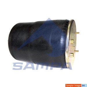 Пневморессора со стаканом 3шп.-M10 + 2 отвер.M16 под возд. (стакан 1 отв.xМ16) D SP55836K02 SAMPA